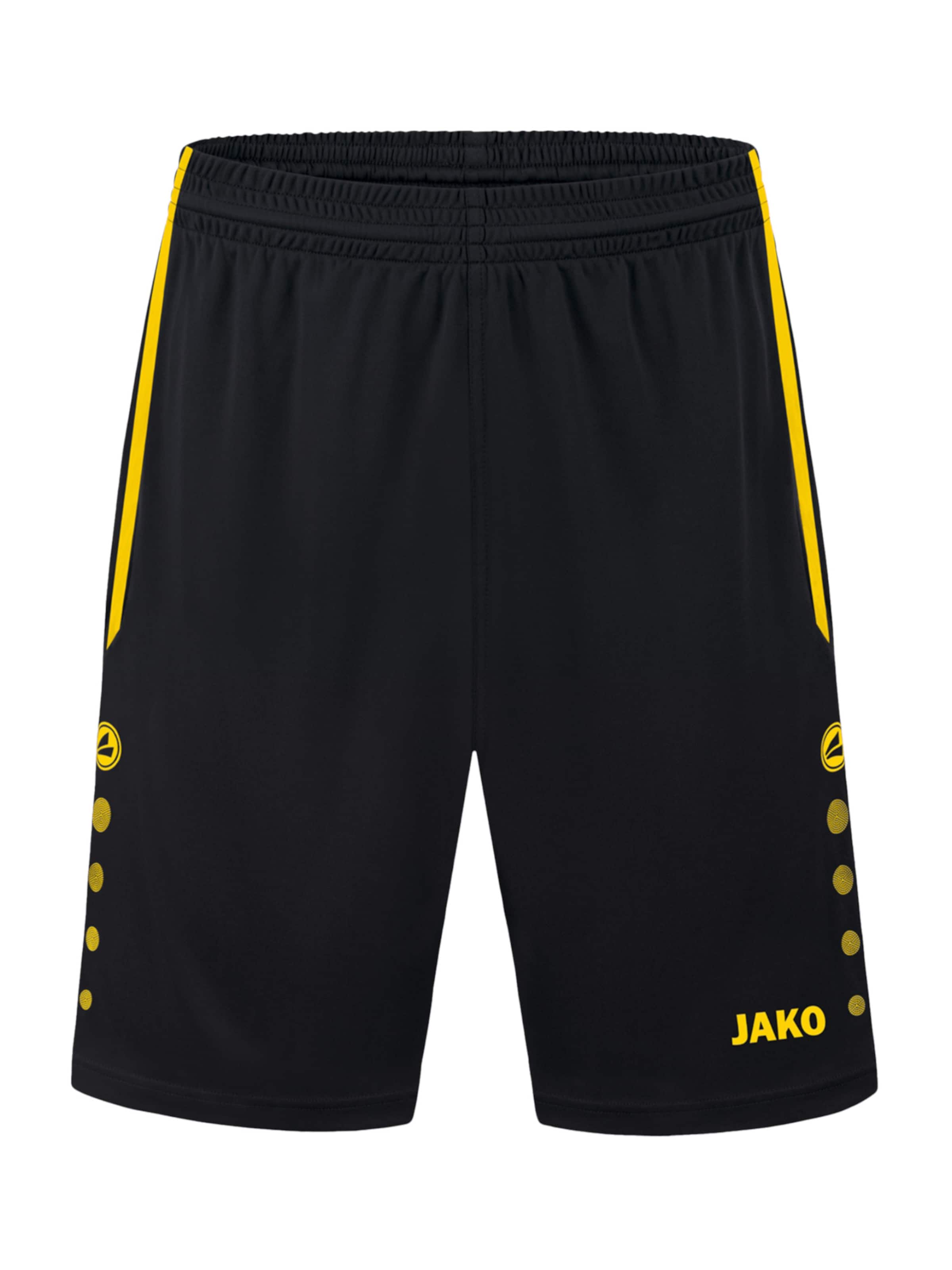 JAKO Sporthose in Schwarz: Vorderseite