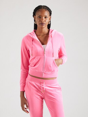Juicy Couture Sweatjacke 'Dach Addison' in Pink: Vorderseite