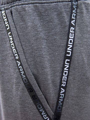 UNDER ARMOUR - regular Pantalón deportivo 'Under Armour Rival Terry' en gris
