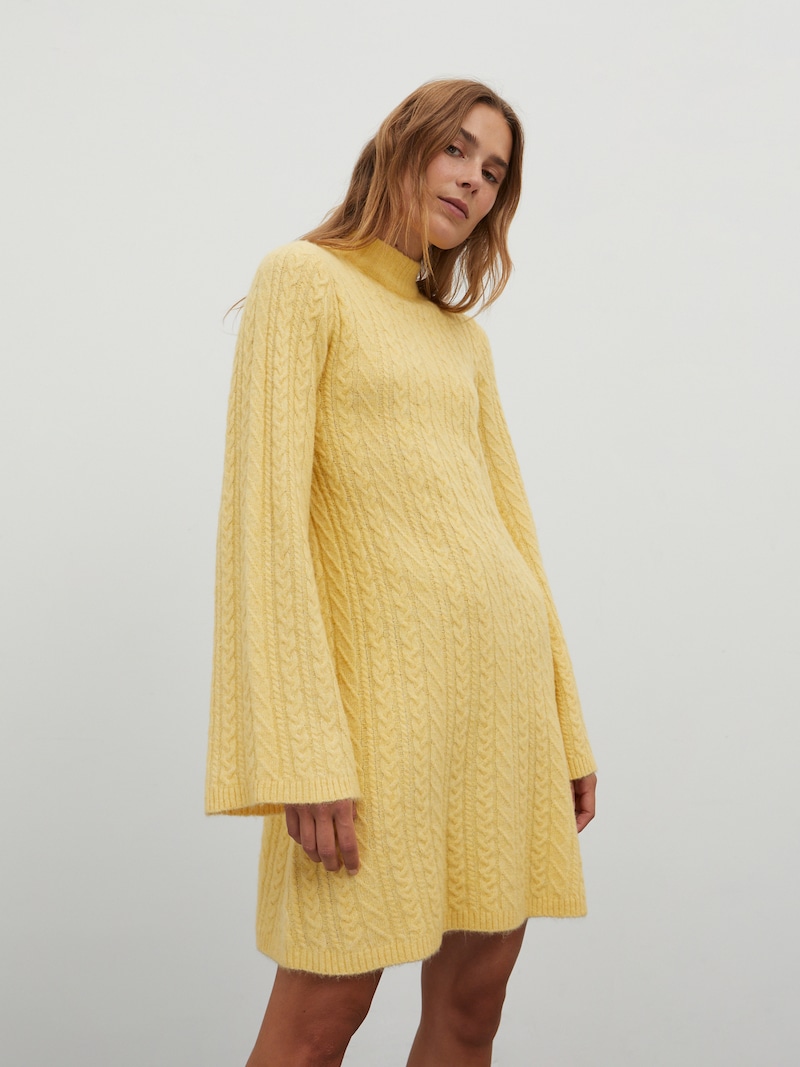 Knit Dresses EDITED Knit dresses Yellow