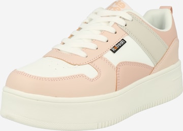 Sneaker bassa di Refresh in beige: frontale