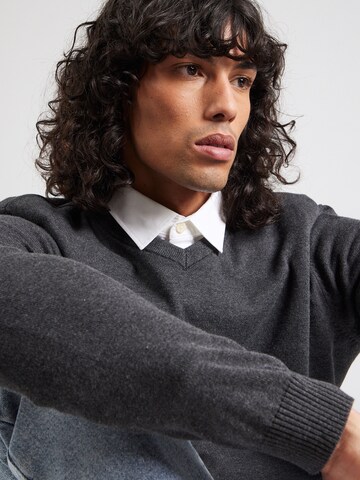 JACK & JONES Pullover in Grau
