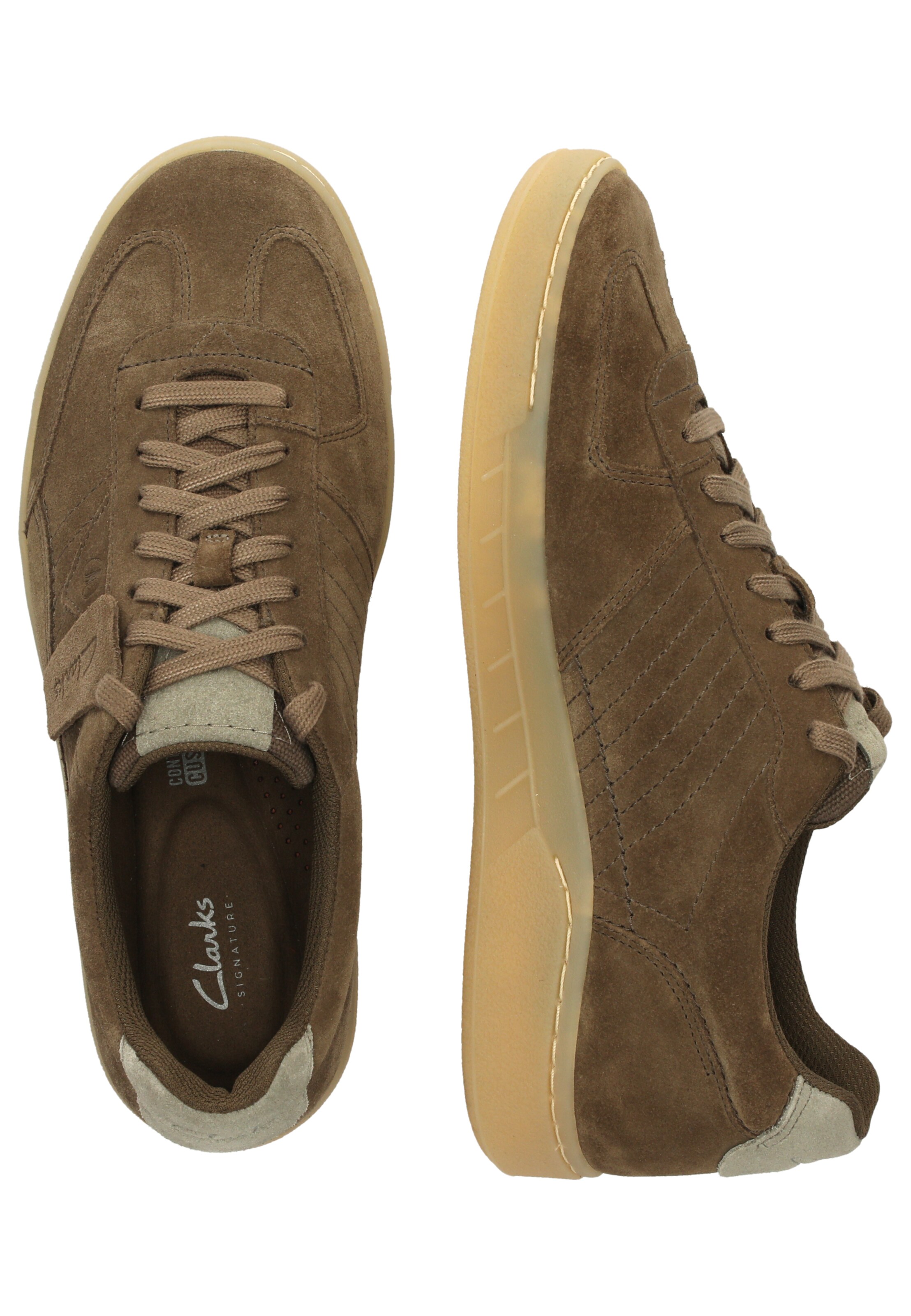 CLARKS Sneakers laag 'CraftRally Ace' in Bruin
