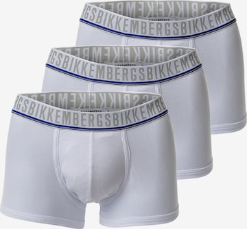 BIKKEMBERGS Boxershorts in Wit: voorkant