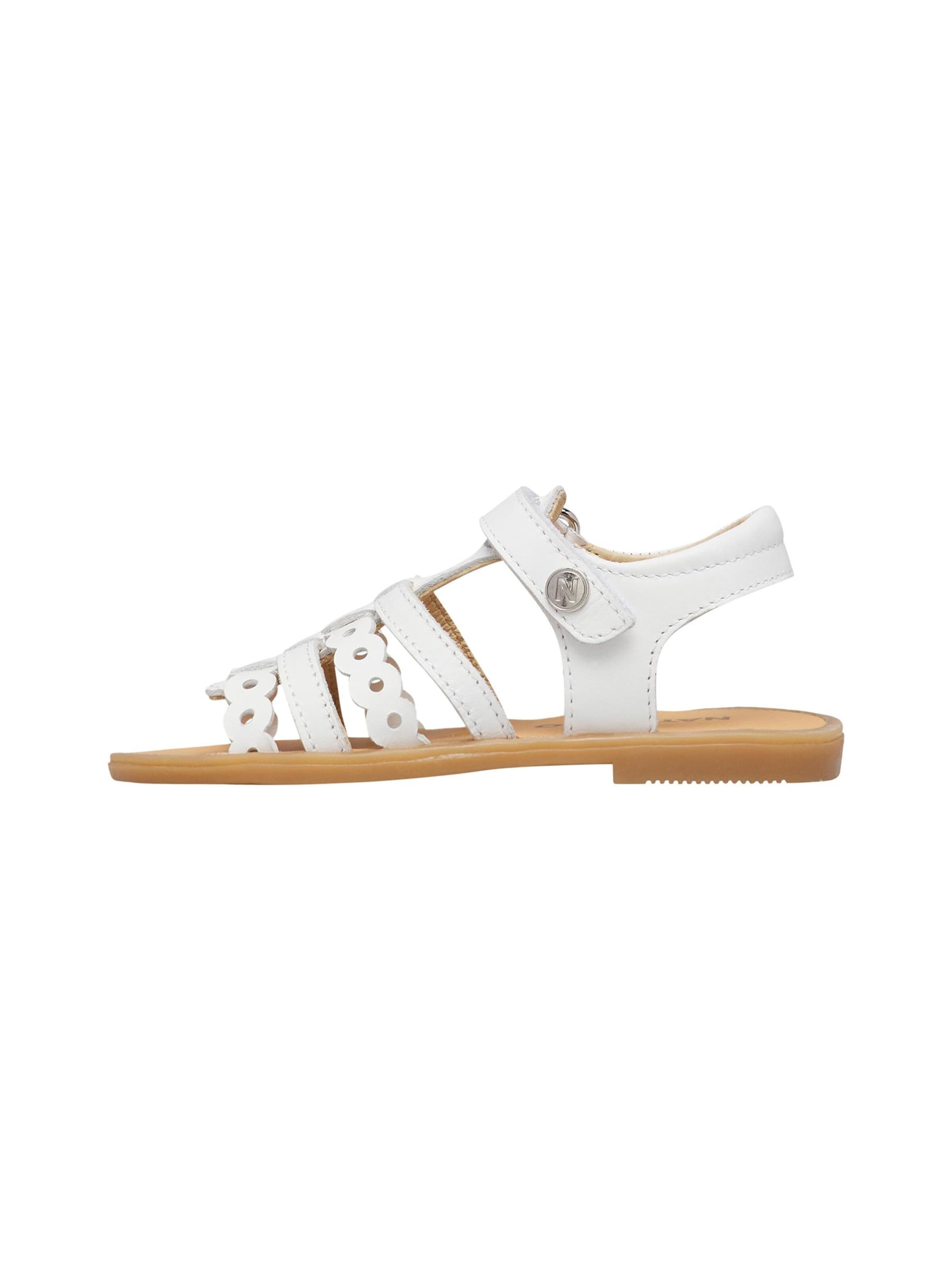 NATURINO Sandalen 'ALILIA' in Wit: voorkant