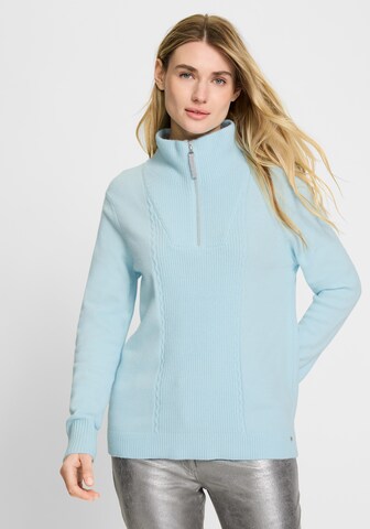 Olsen Pullover 'Henny' in Blau: Vorderseite