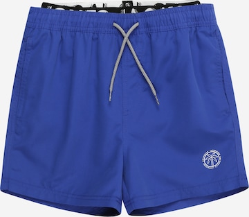 Shorts de bain 'Fiji' Jack & Jones Junior en bleu : devant