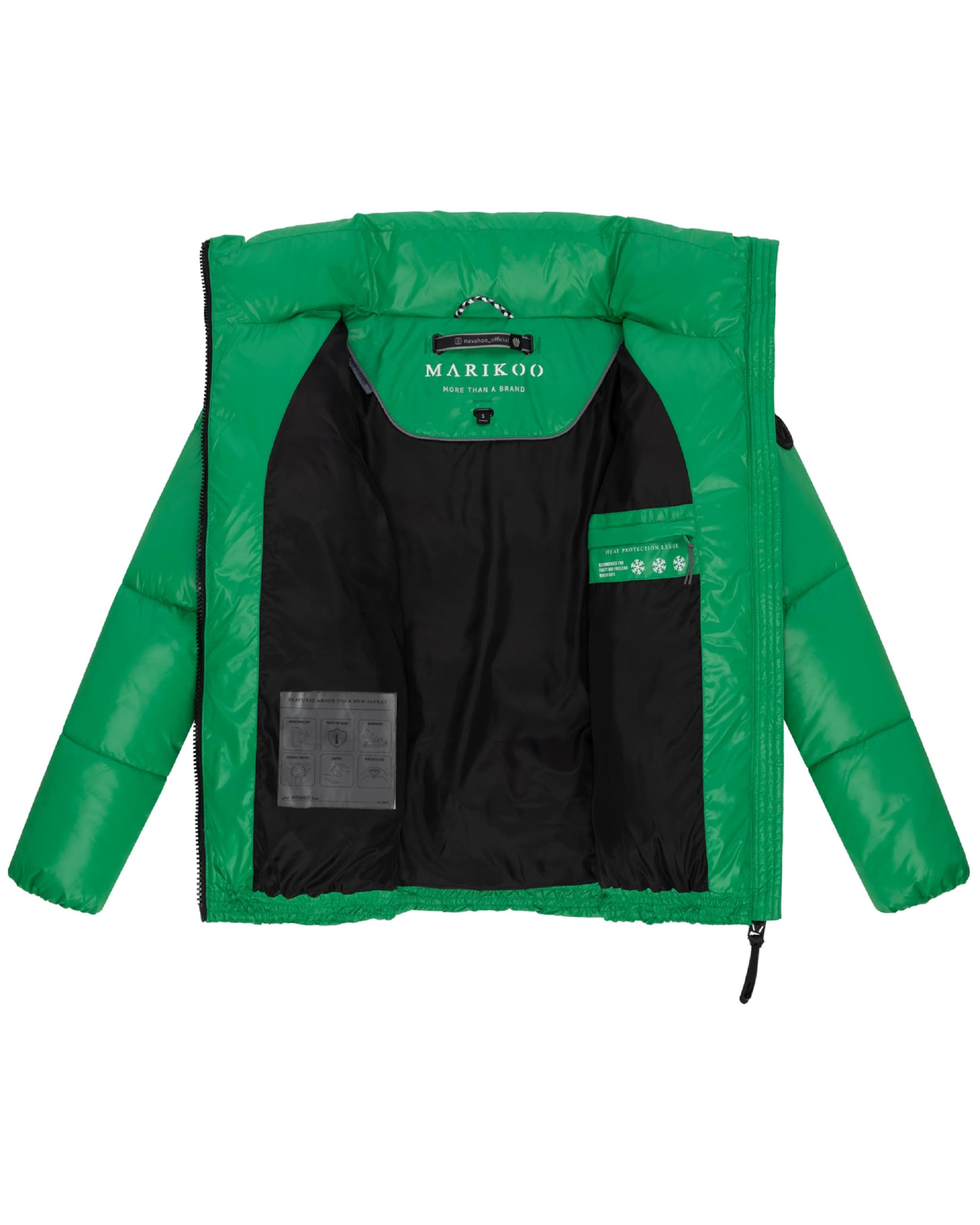 MARIKOO Зимняя куртка 'Hazalee 16' в Зеленый