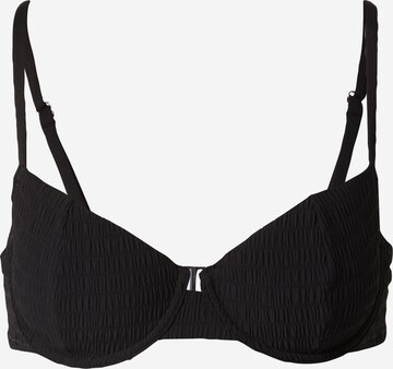 Lindex T-shirt Bikinitop in Zwart: voorkant