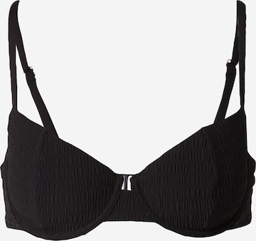 Lindex Bikini top in Black: front