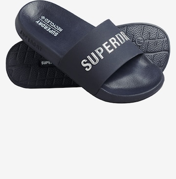 Superdry Badeschuh in Schwarz