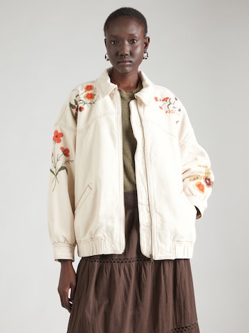 Free People Between-season jacket 'DUSTY TRAILS' in Beige: front