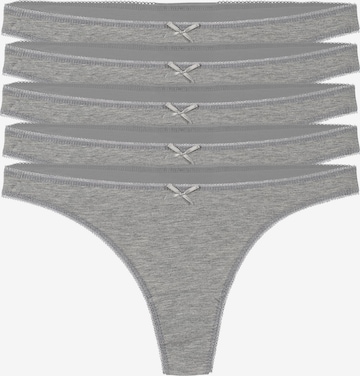 Yenita String in Grijs: voorkant