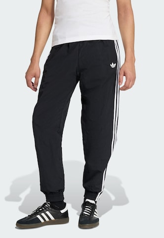 Effilé Pantalon 'Firebird' ADIDAS ORIGINALS en noir : devant