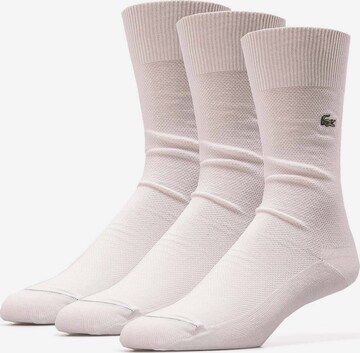 LACOSTE Socks '3er Pack - RA4261 001' in White: front
