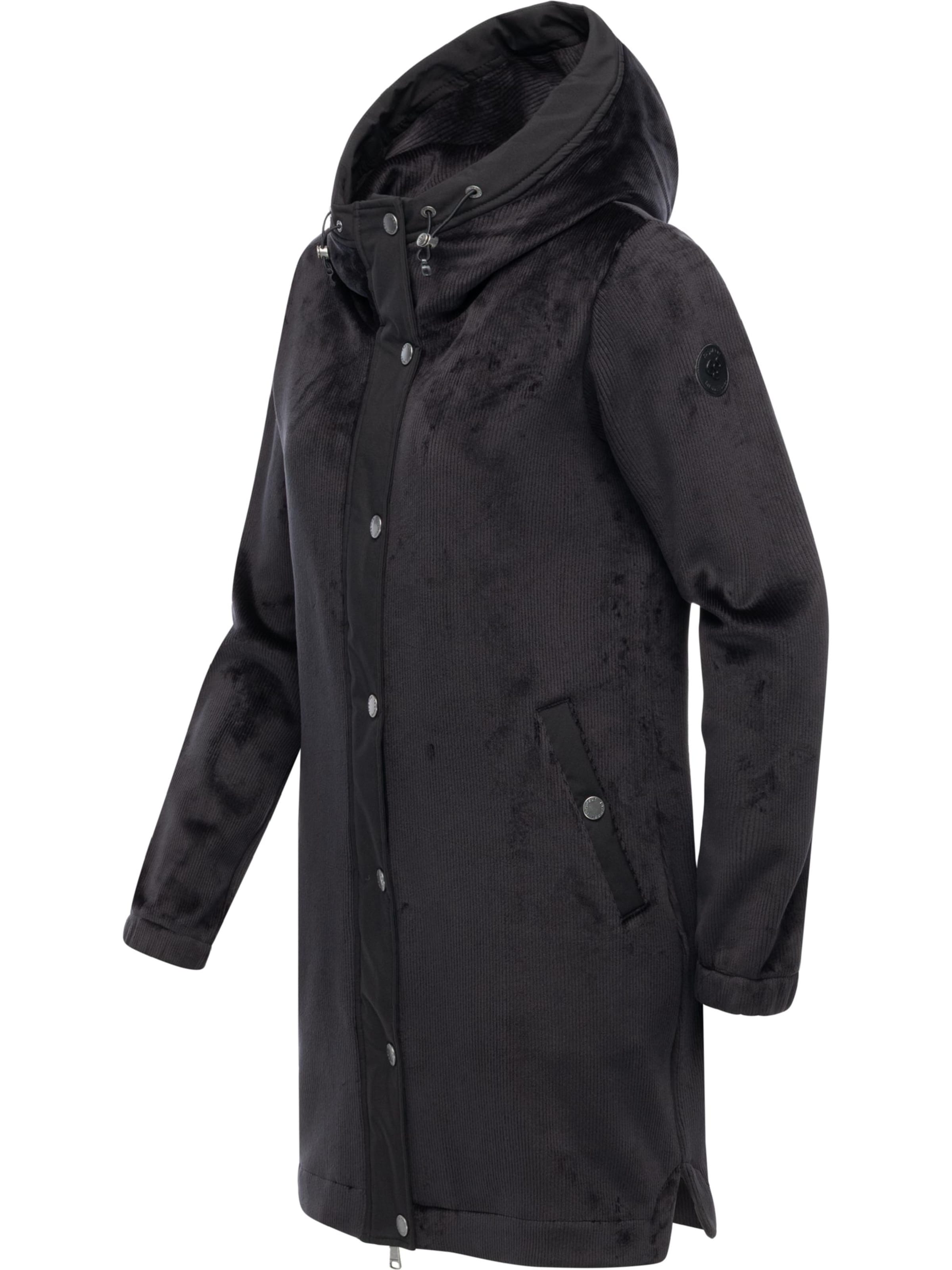 Ragwear Prechodná bunda 'Cousy Bonded' - Čierna