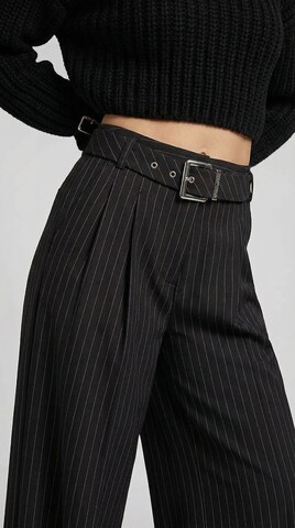 Wide Leg Pantalon à pince Hoermanseder en bleu