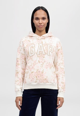 Felpa 'V-NEW HERITAGE' di Gap Petite in bianco: frontale