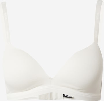 BOSS Black T-shirt Bra in White: front