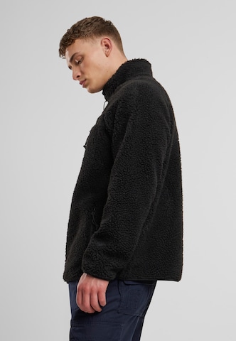 Brandit Fleece Jacket in Black