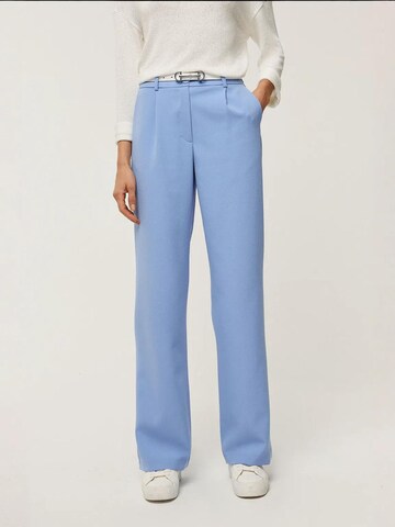Hiccup - Loosefit Calças com pregas em azul: frente