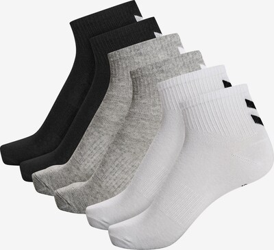 Hummel Socken 'Chevron' in graumeliert / schwarz / weiß, Produktansicht