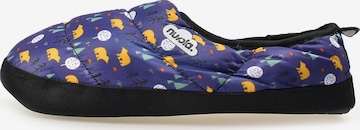 Nuvola. - Zapatillas de casa 'Teddy' en azul: frente