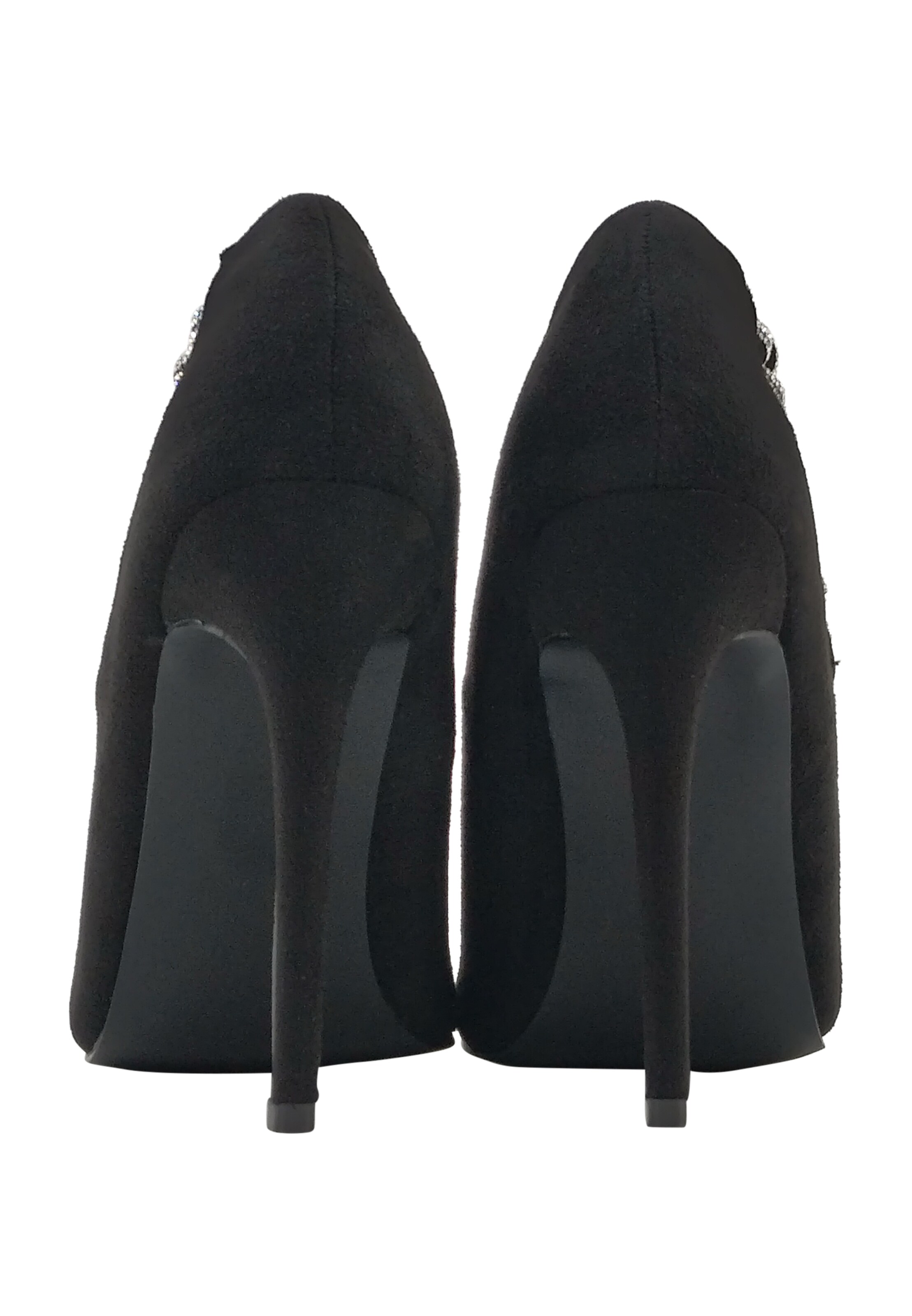 Pumps 'Aleva' de la faina pe negru