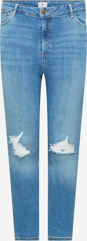 River Island Plus Skinny Jeans in Blau: predná strana