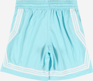 NIKE Regular Sportshorts in Blau