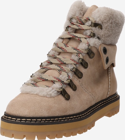 See by Chloé Lace-Up Ankle Boots 'EILEEN' in Beige, Item view