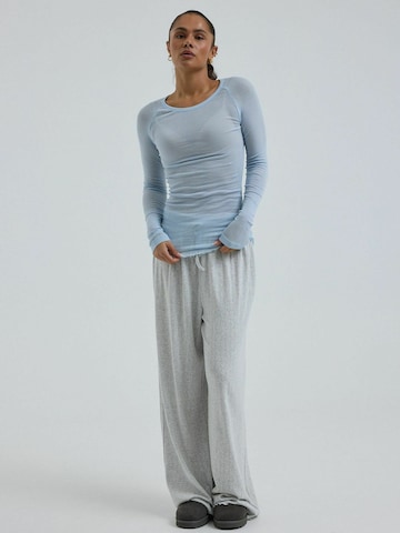 Haut ' Cotton ' Seamless Basic en bleu