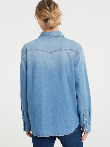 OPUS Blouse 'Fittonia' in Blue