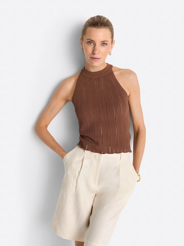 Top di Rich & Royal in marrone: frontale