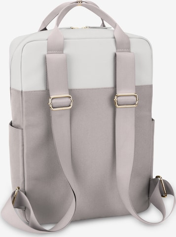 Kapten & Son Backpack 'Bergen Small Muted Clay Sprinkled' in Grey