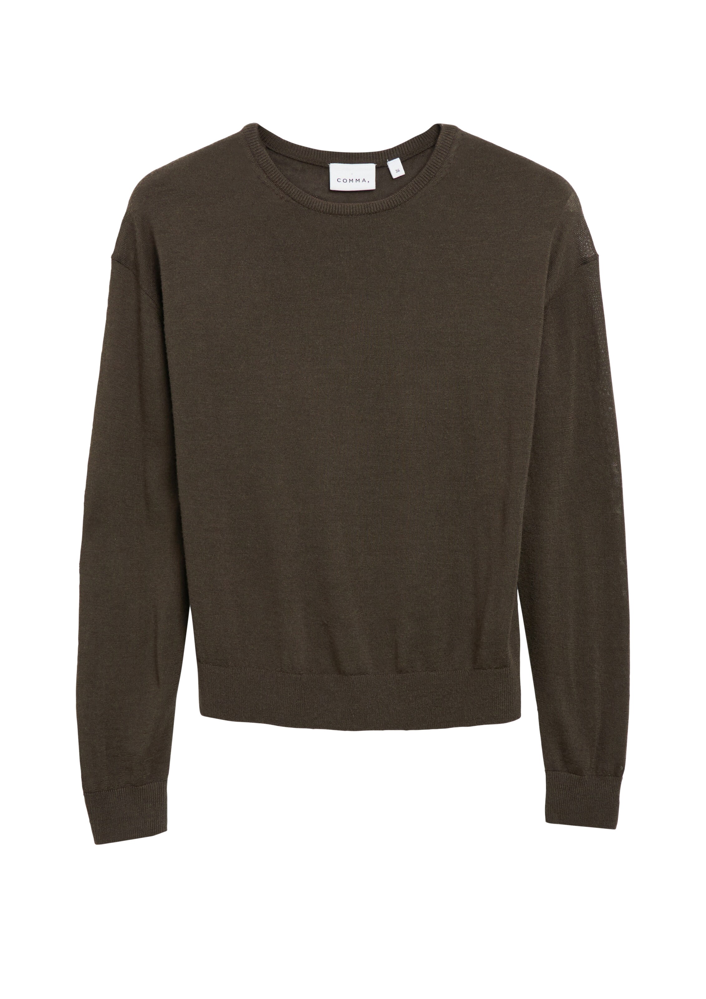 COMMA Sweater in Brown: front