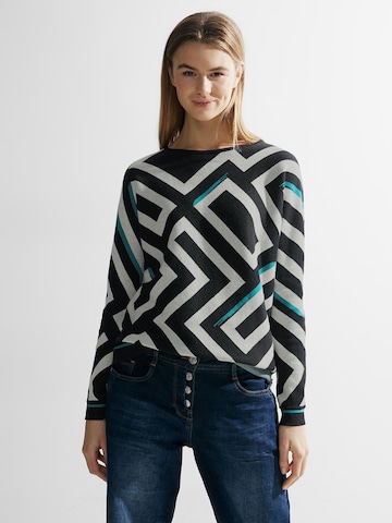 CECIL Sweater in Black: front