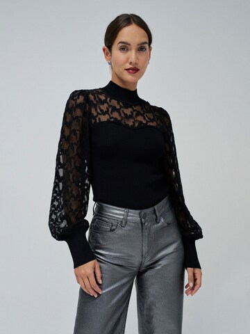 Salsa Jeans Sweater in Black: front
