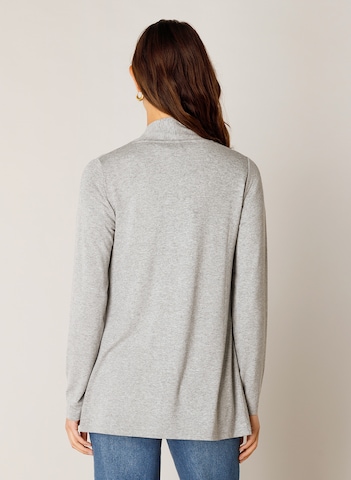 BASE LEVEL Knit Cardigan in Grey