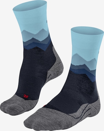 FALKE Sportsocken 'TK2 Explore' in Blau: Vorderseite