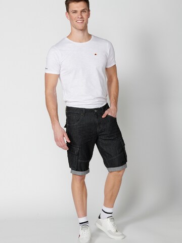 Regular Jeans cargo KOROSHI en noir