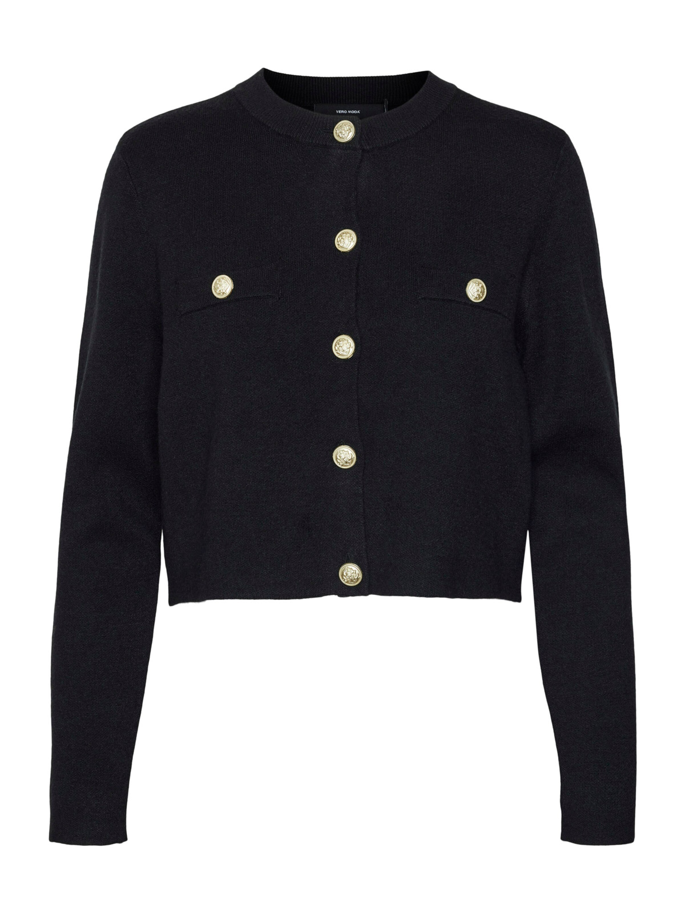 Vero Moda Petite Kampsun 'VMSABA', värv must: eest vaates