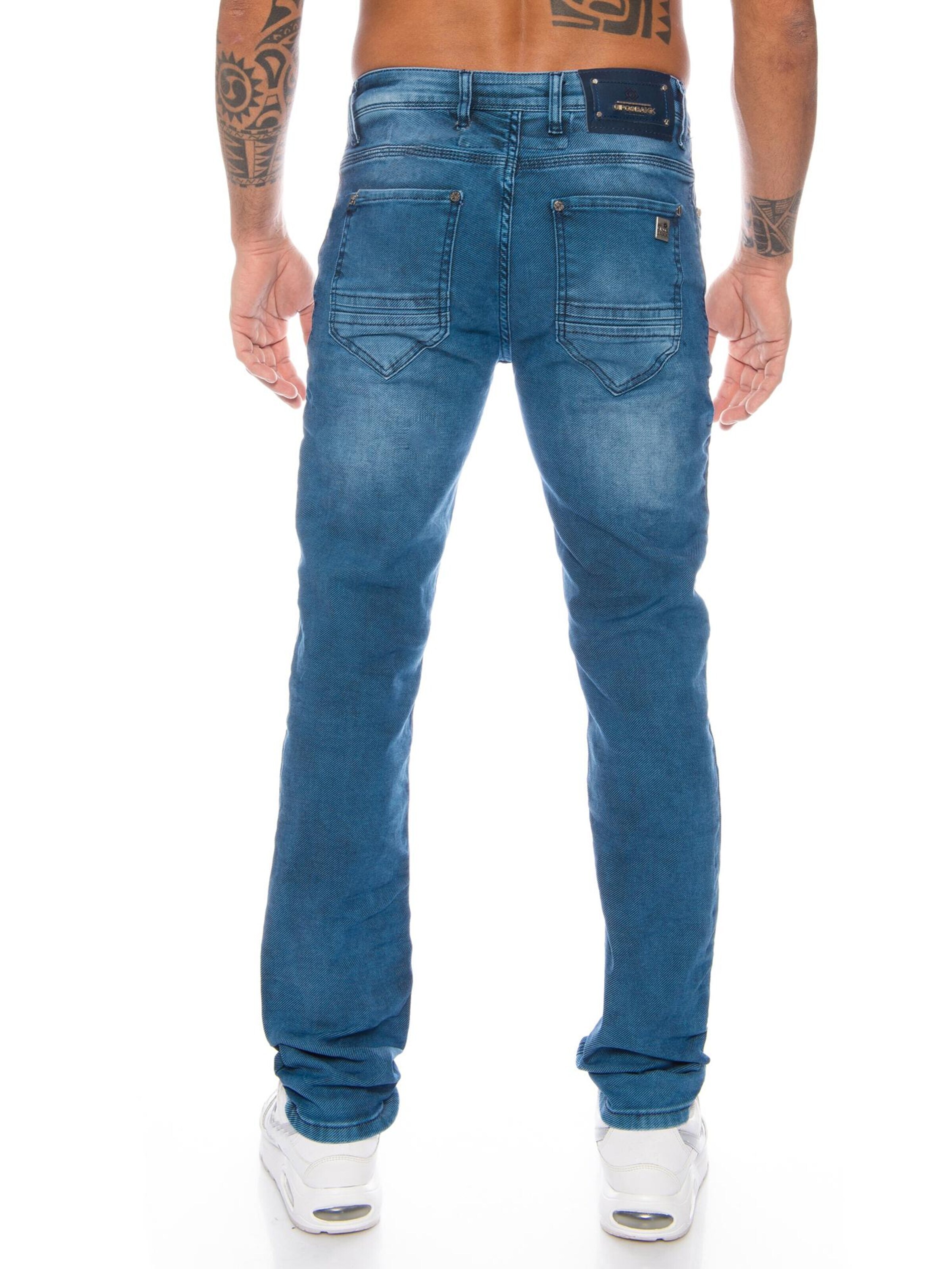 CIPO & BAXX Slimfit Jeans 'BJ374'‌‌‌‌ in Blau