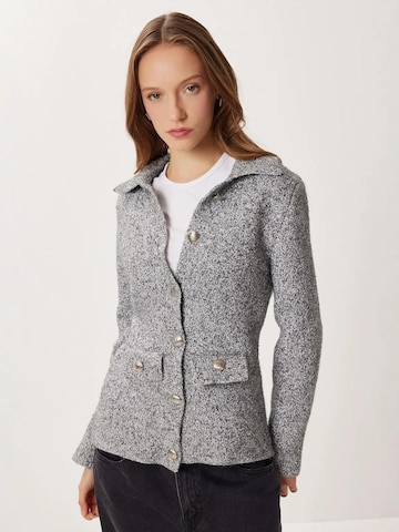 Happiness İstanbul Knit cardigan in Grey: front