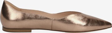 CAPRICE Ballet Flats in Gold