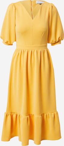 Closet London Dress 'JD6991' in Yellow: front
