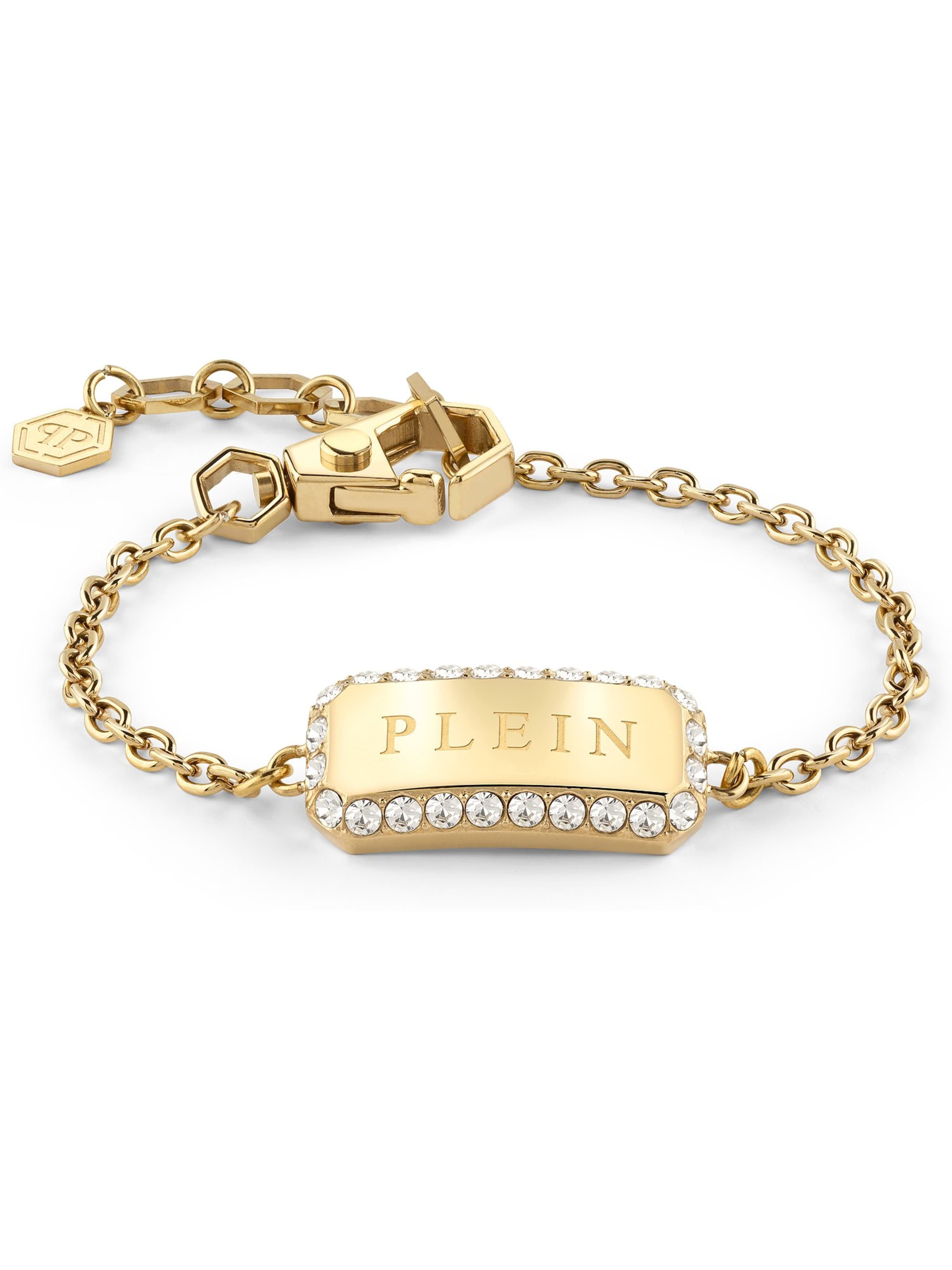 Bracelet Philipp Plein en jaune : devant