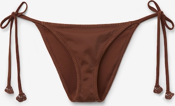 CALZEDONIA Bikinihose 'FLORAL CROCHET' in Braun: Vorderseite