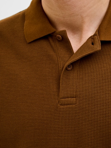 JACK & JONES - Camisa 'JJEAUSTIN' em castanho