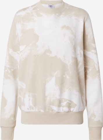 Reebok Sportief sweatshirt in Beige: voorkant